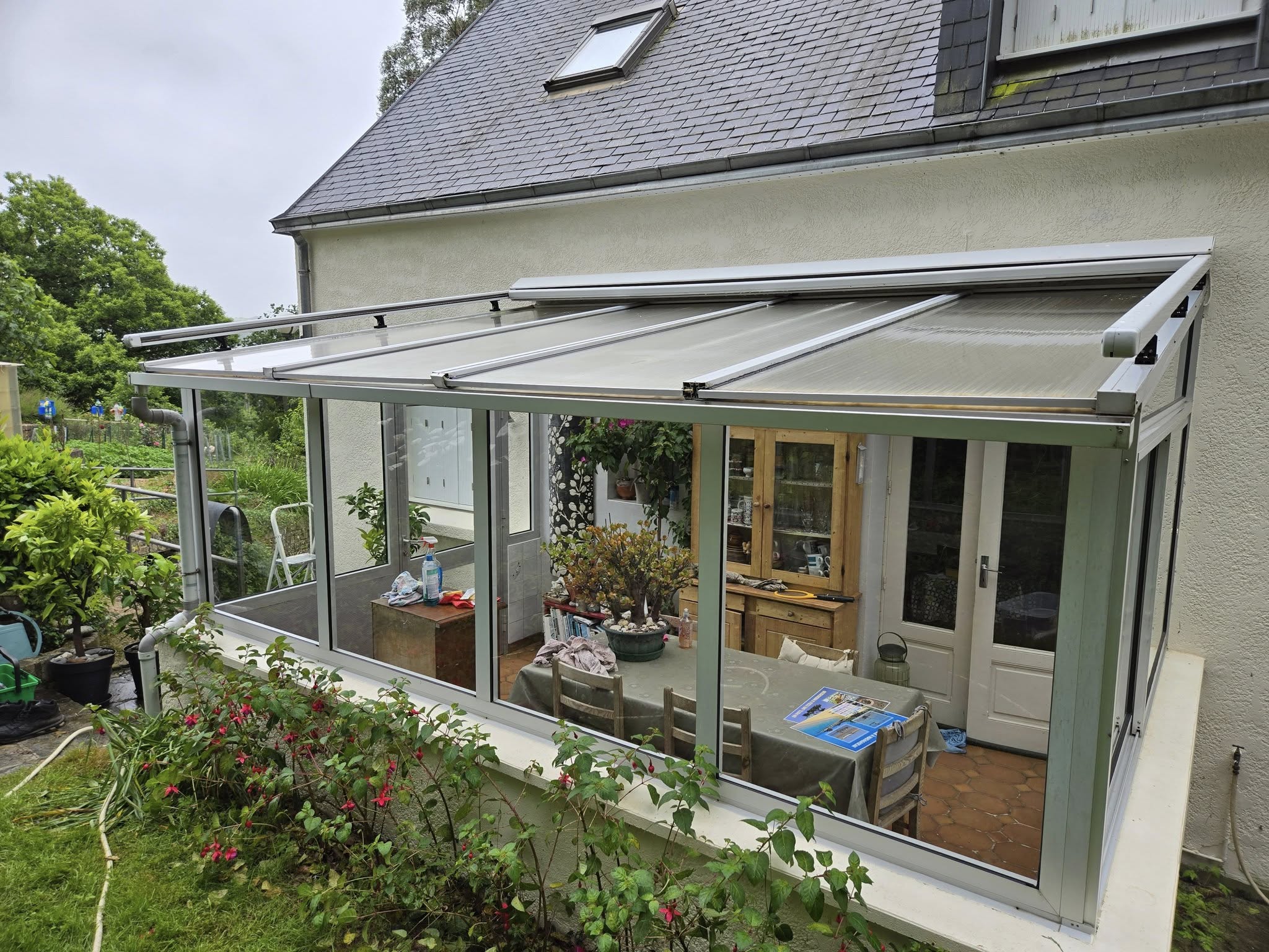 Nettoyage d'une véranda - Après